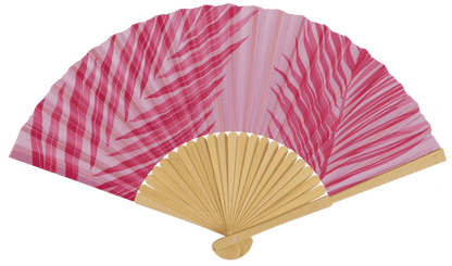 Fan, Tropical, 21 cm, bamboo,