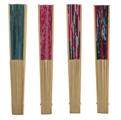 Fan, Tropical, 21 cm, bamboo,