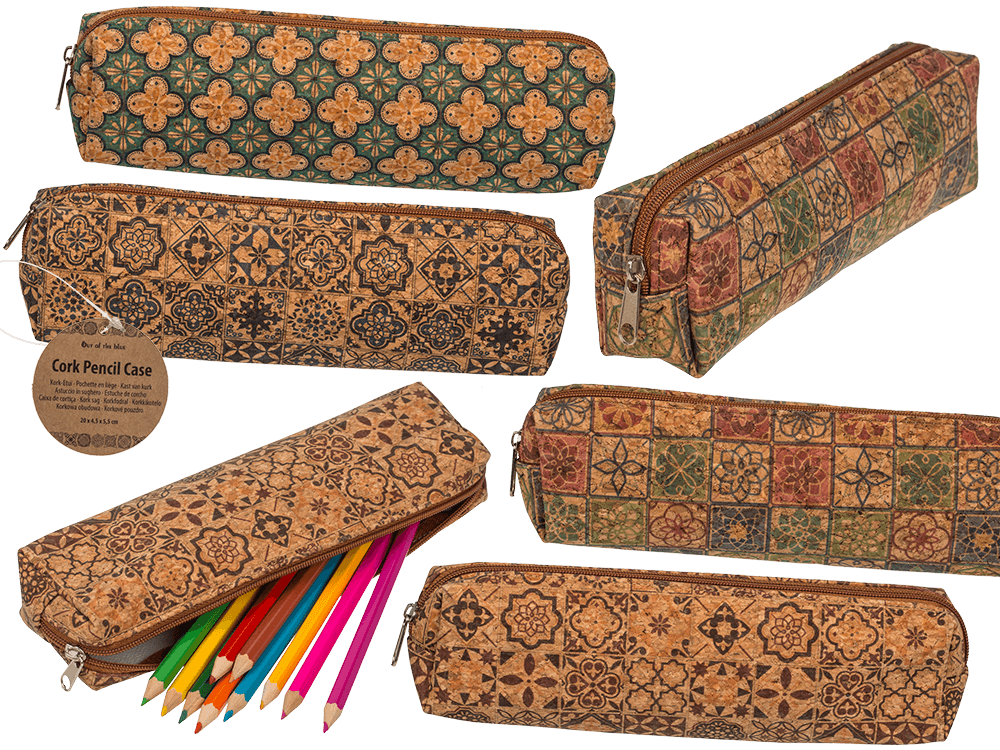 Corc pencil case, Mandala, 20 x 4,5 x 5,5 cm,