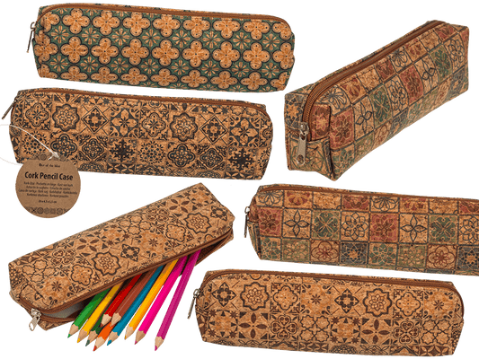 Corc pencil case, Mandala, 20 x 4,5 x 5,5 cm,