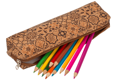 Corc pencil case, Mandala, 20 x 4,5 x 5,5 cm,