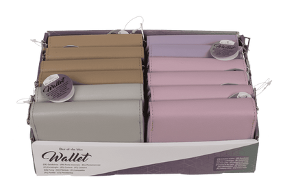 Artificial leather wallet, Pastell,