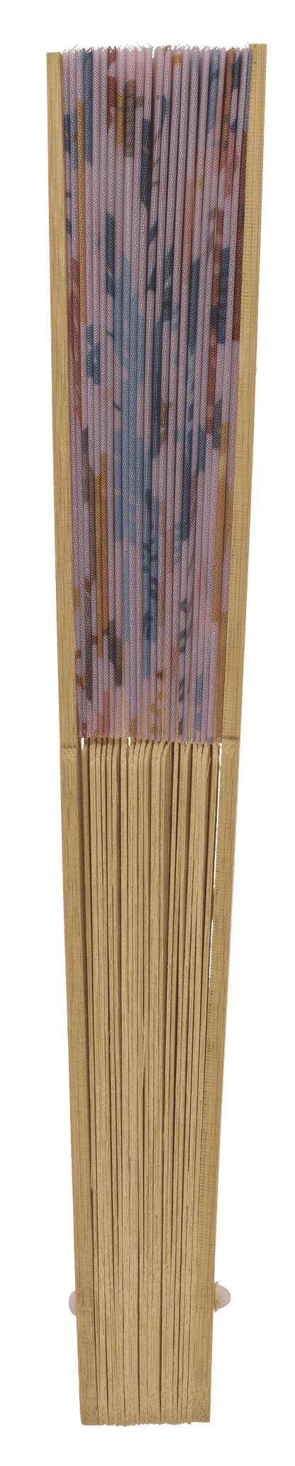 Fan, Flowers, 21 cm, bamboo,