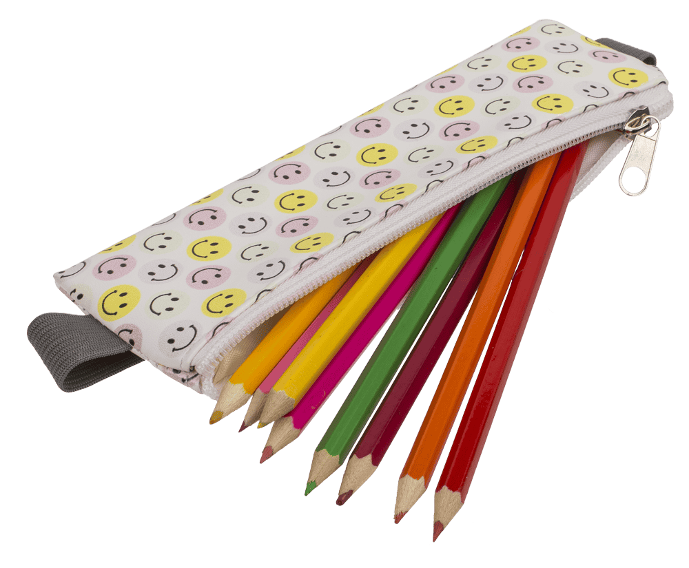 Case with zipper, Be Happy,