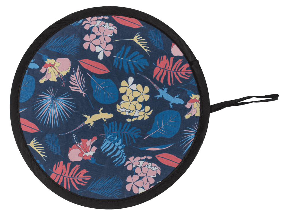 Faltbaber pocket fan, Flowers,