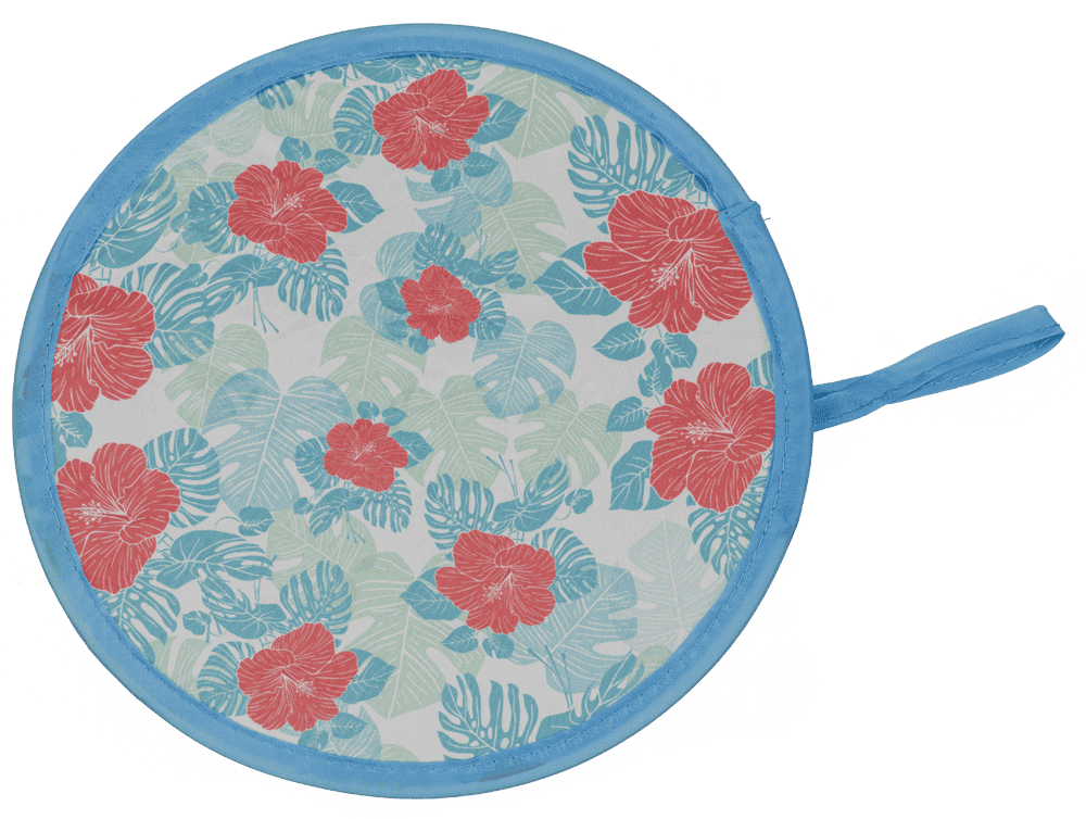 Faltbaber pocket fan, Flowers,