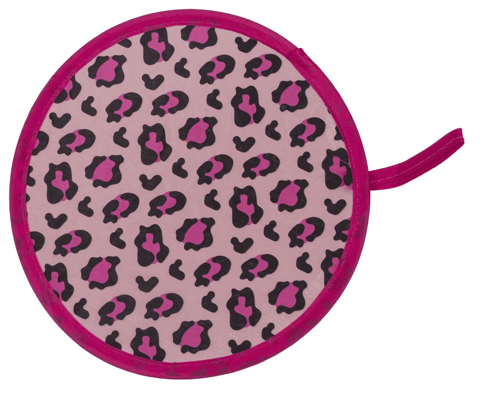 Foldable pocket fan, Leopard,