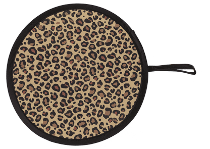 Foldable pocket fan, Leopard,