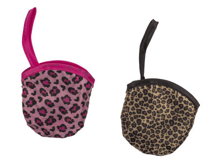 Foldable pocket fan, Leopard,