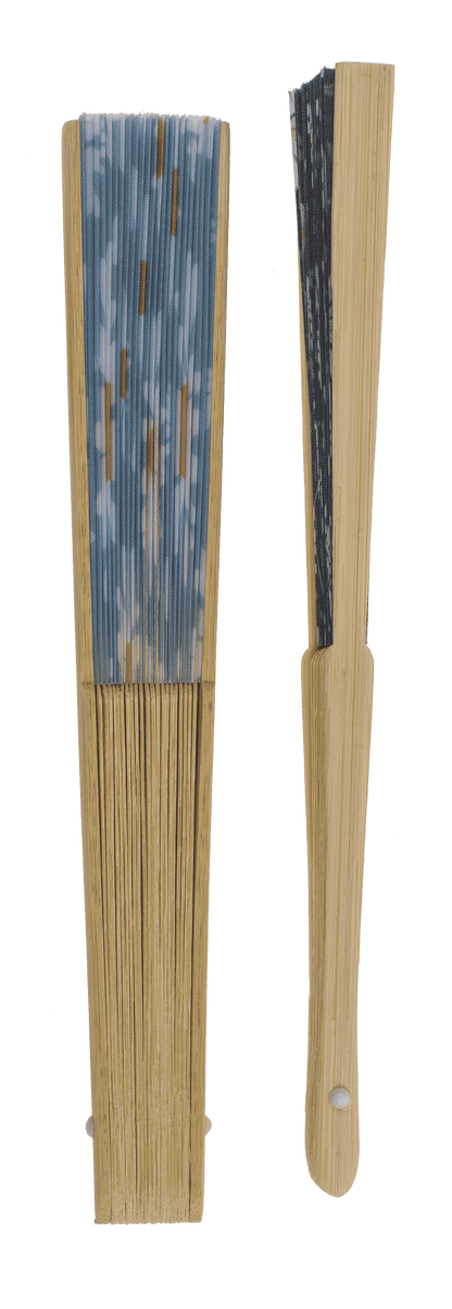 Fan, Daisy Flower, 21 cm, bamboo,