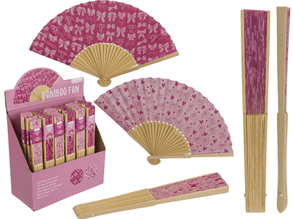 Fan, Bow, 21 cm, bamboo,