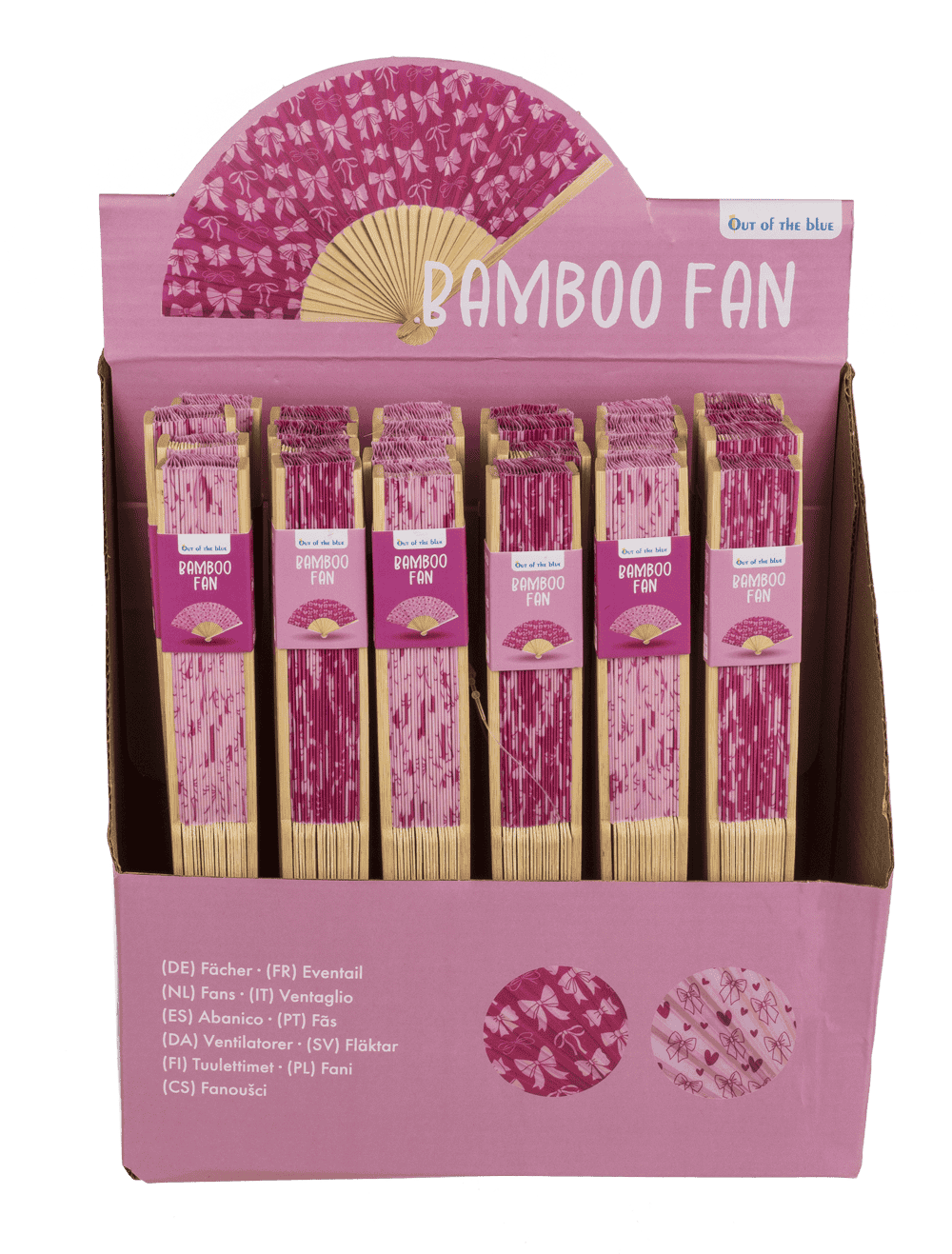 Fan, Bow, 21 cm, bamboo,