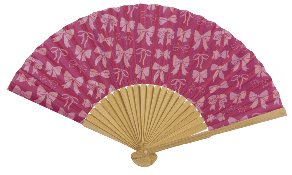 Fan, Bow, 21 cm, bamboo,