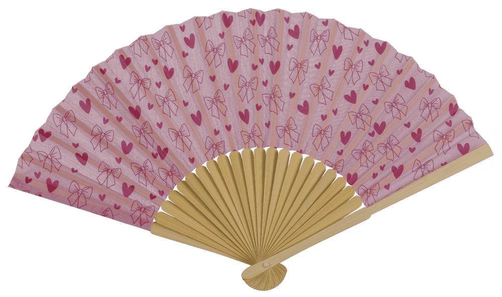Fan, Bow, 21 cm, bamboo,