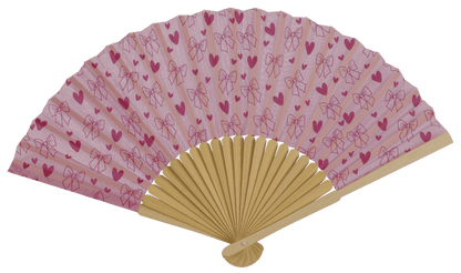 Fan, Bow, 21 cm, bamboo,