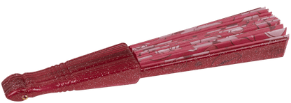 Plastic fan, Girly Glitter, 23 x 40 cm,