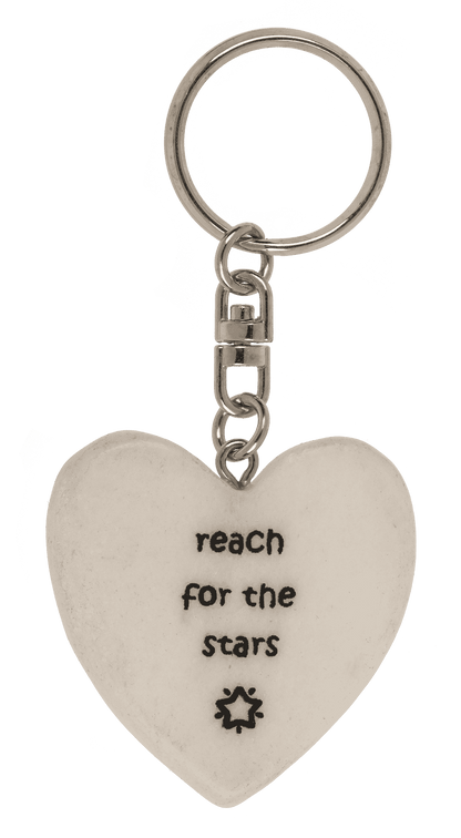 Metal key ring, Positive Hearts,