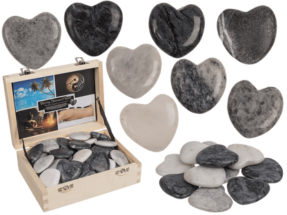 Natural Stone Heart, Worry Hearts,