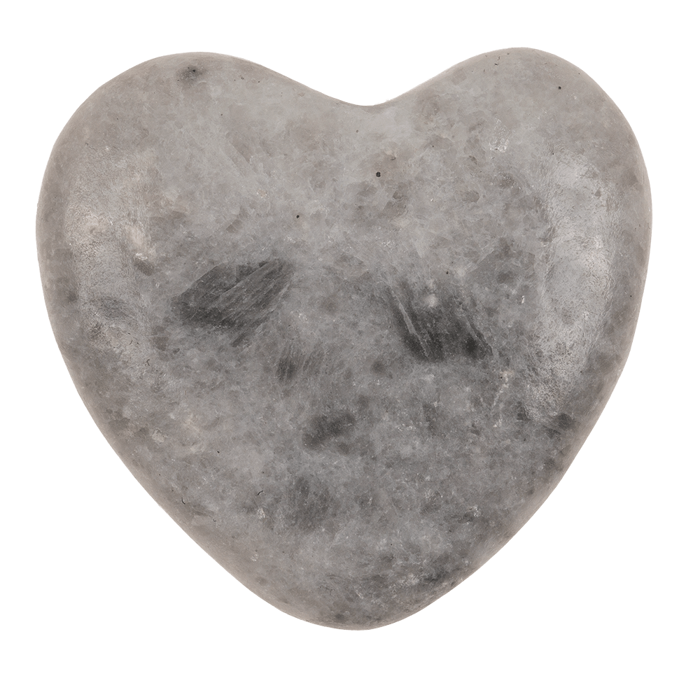 Natural Stone Heart, Worry Hearts,