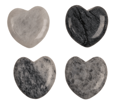 Natural Stone Heart, Worry Hearts,