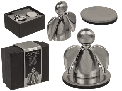 Silver-coloured Magnetic Metal Paper Holder,