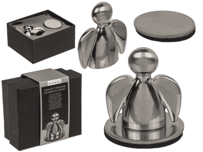 Silver-coloured Magnetic Metal Paper Holder,