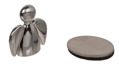 Silver-coloured Magnetic Metal Paper Holder,