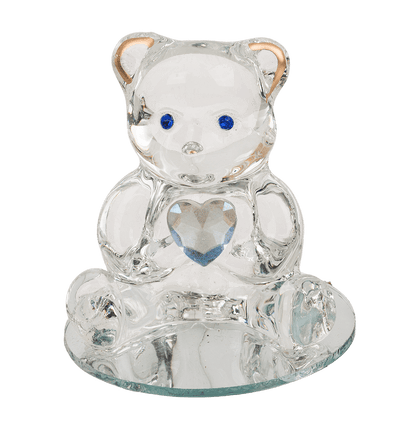 Glass Bear with Heart,