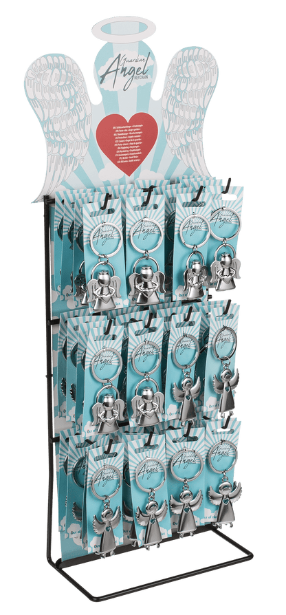 Metal keyring, Guardian Angel,