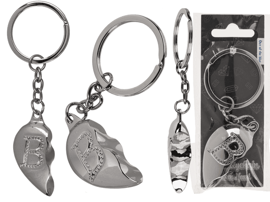 Metal Keychain, Broken Heart,