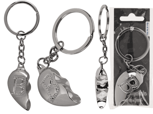 Metal Keychain, Broken Heart,