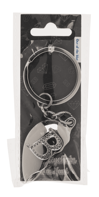 Metal Keychain, Broken Heart,