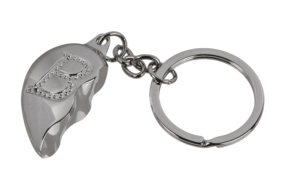 Metal Keychain, Broken Heart,