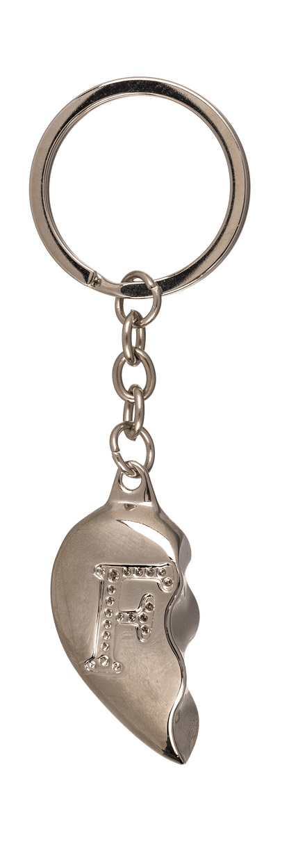 Metal Keychain, Broken Heart,