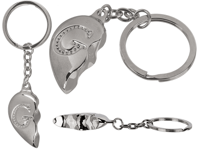 Metal Keychain, Broken Heart,
