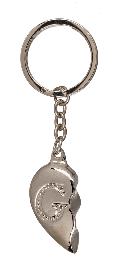 Metal Keychain, Broken Heart,