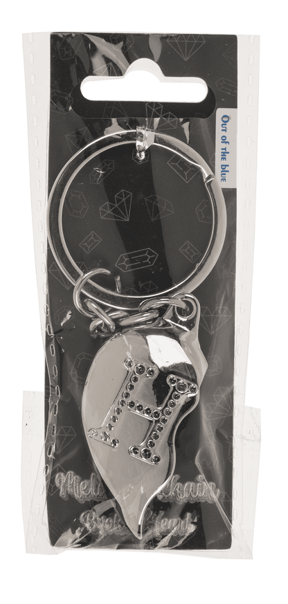 Metal Keychain, Broken Heart,