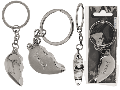 Metal Keychain, Broken Heart,