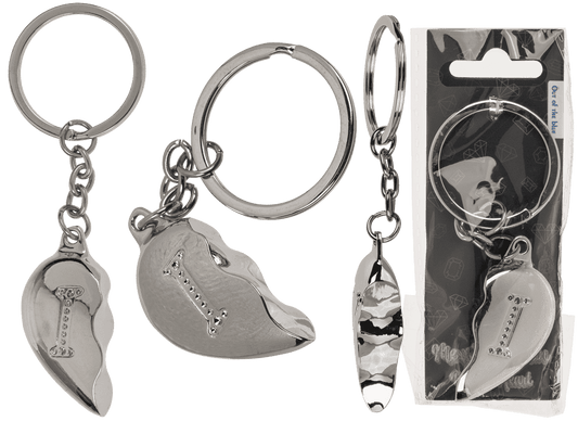 Metal Keychain, Broken Heart,