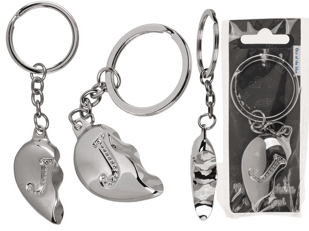 Metal Keychain, Broken Heart,