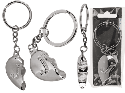 Metal Keychain, Broken Heart,