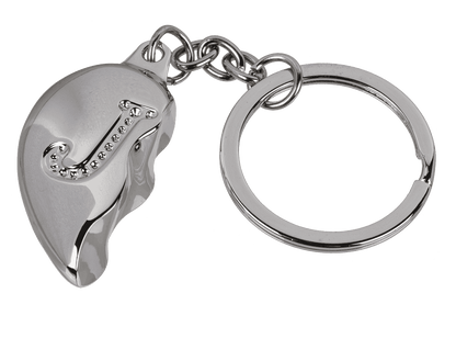 Metal Keychain, Broken Heart,