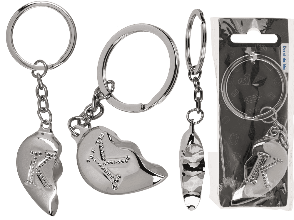 Metal Keychain, Broken Heart,