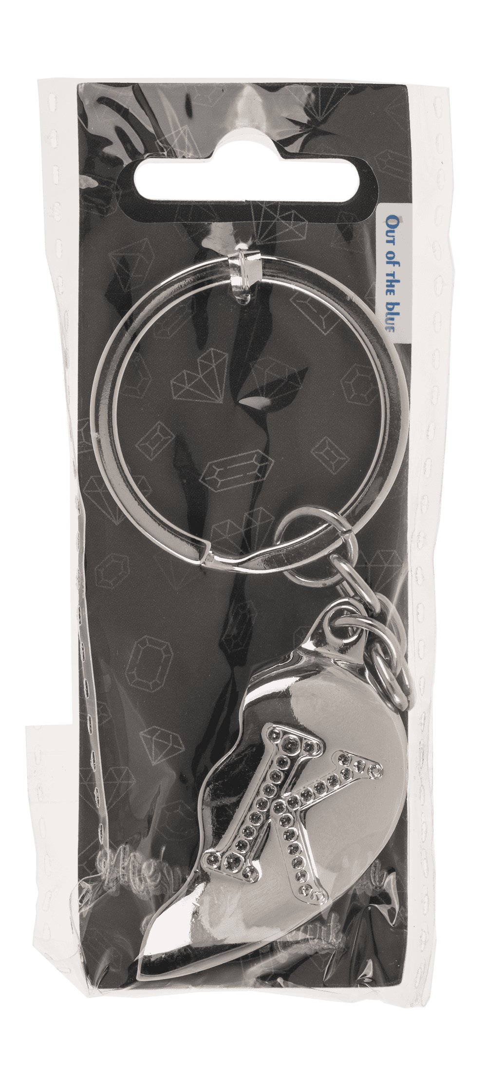 Metal Keychain, Broken Heart,