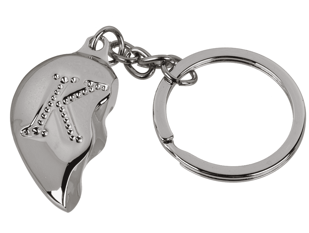 Metal Keychain, Broken Heart,