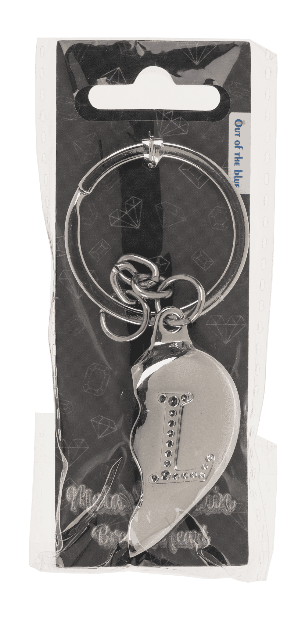 Metal Keychain, Broken Heart,