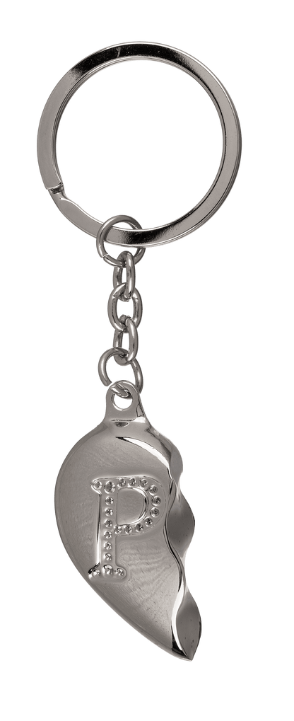 Metal Keychain, Broken Heart,