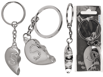 Metal Keychain, Broken Heart,