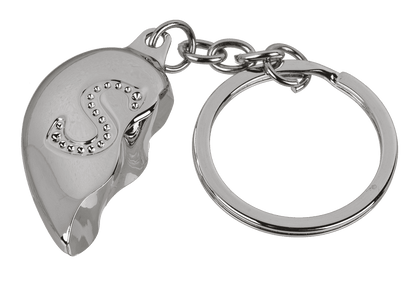 Metal Keychain, Broken Heart,