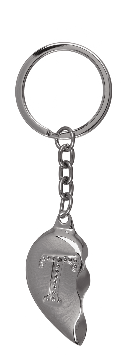 Metal Keychain, Broken Heart,